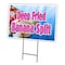 Signmission Deep Fried Banana Spli Yard & Stake outdoor plastic coroplast window, C-2436 Deep Fried Banana Spli C-2436 Deep Fried Banana Spli - alternate 1